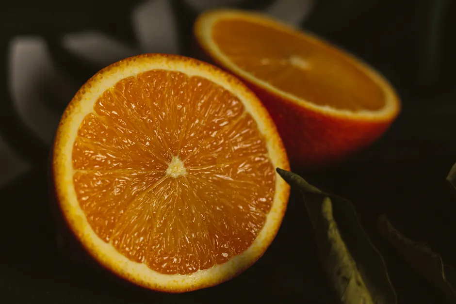 Detail Orange Slice Macro Number 17