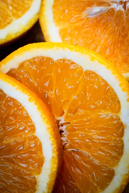 Detail Orange Slice Macro Number 18
