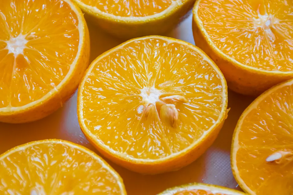 Detail Orange Slice Macro Number 19
