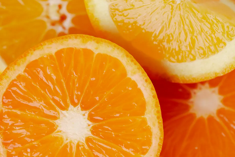 Detail Orange Slice Macro Number 20