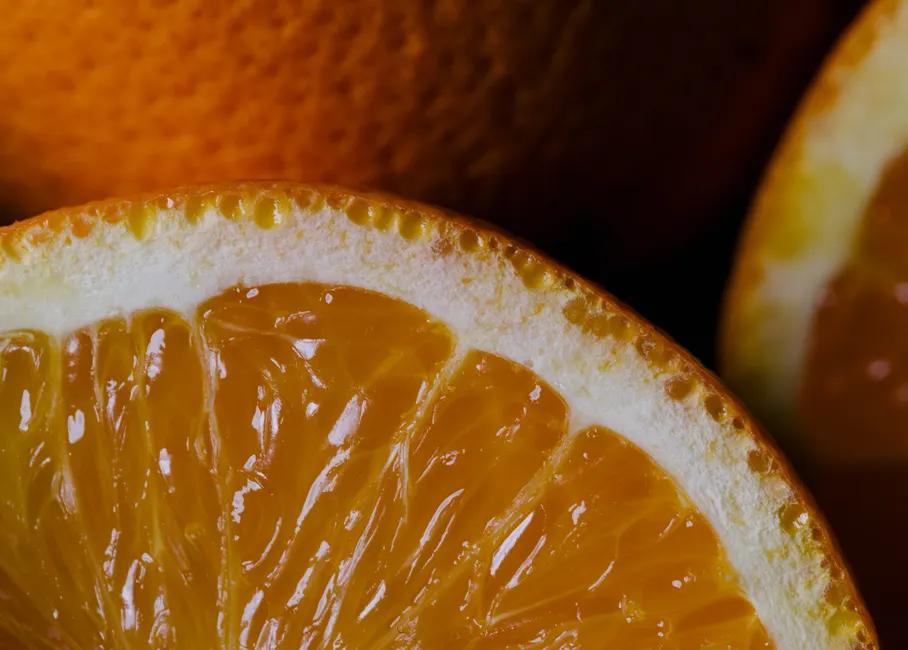 Detail Orange Slice Macro Number 3