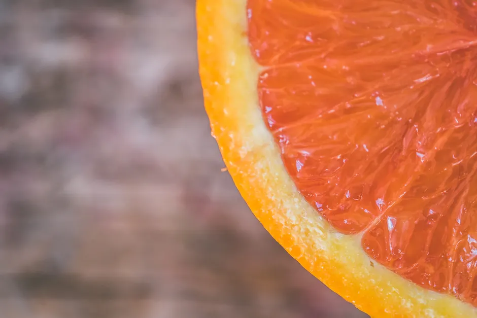 Detail Orange Slice Macro Number 5