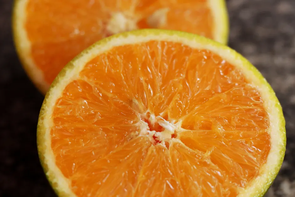 Detail Orange Slice Macro Number 8