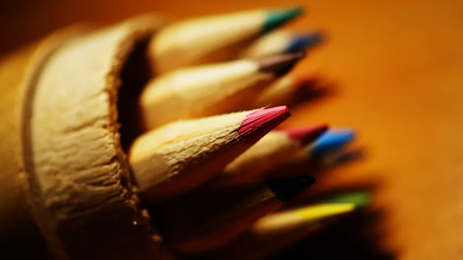 Detail Pencil Tip Close Up Number 14