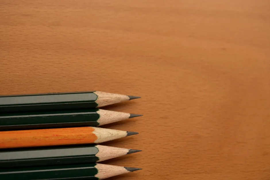 Detail Pencil Tip Close Up Number 18