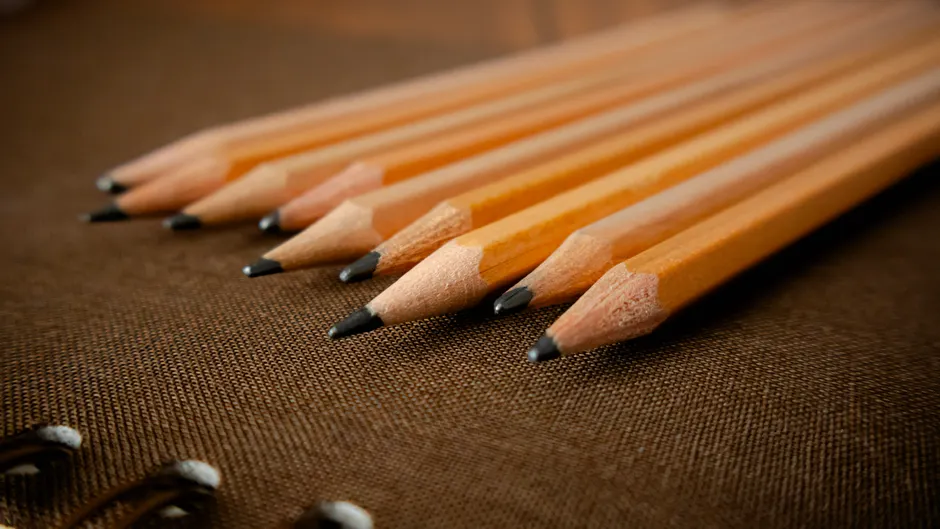 Detail Pencil Tip Close Up Number 19