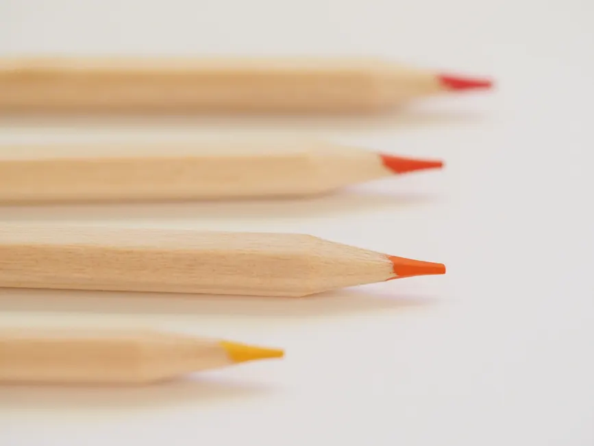 Detail Pencil Tip Close Up Number 5
