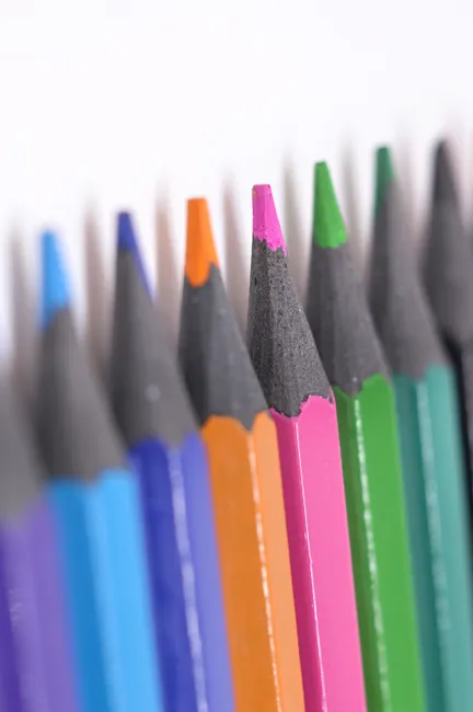 Detail Pencil Tip Close Up Number 9