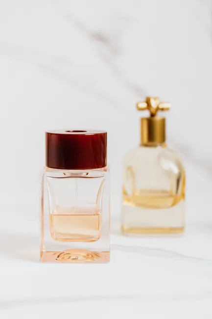 Detail Perfume Bottle Close Up Number 8