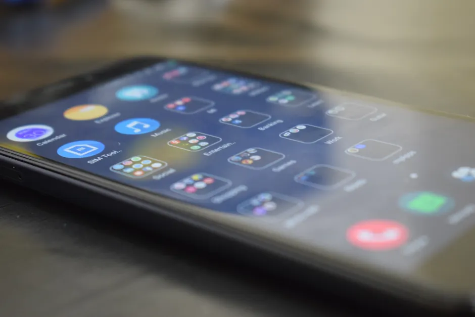 Detail Phone Screen Close Up Number 12
