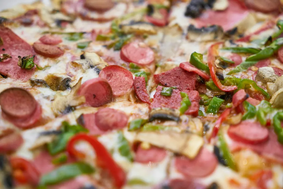 Detail Pizza Close Up Number 18