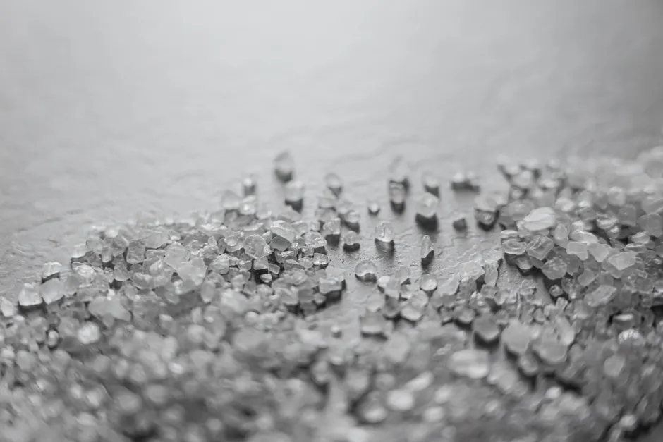 Detail Salt Crystals Macro Photography Number 2