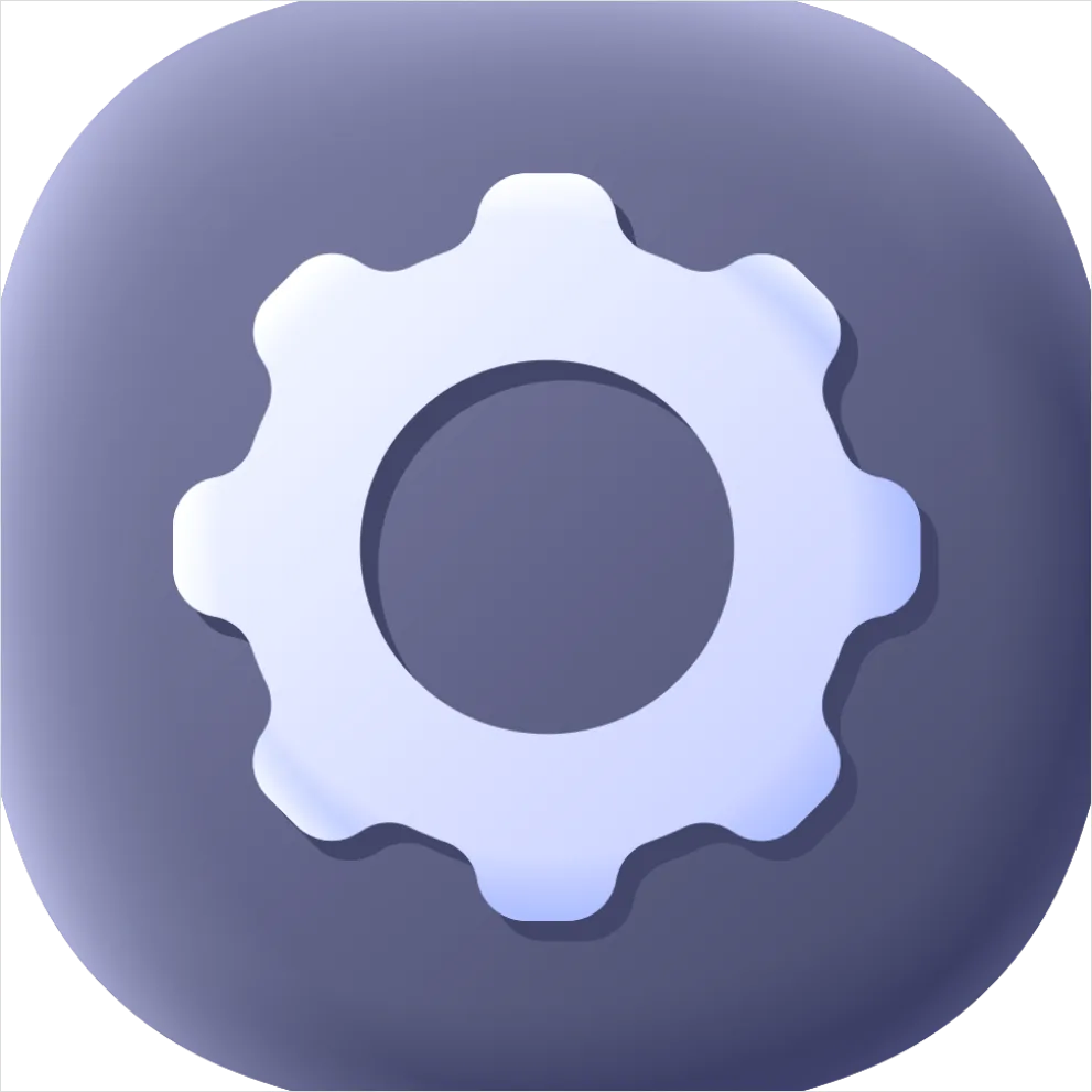 Detail Settings Gear Icons Set Number 4
