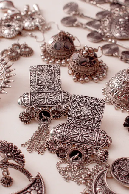 Detail Silver Jewelry Close Up Number 6