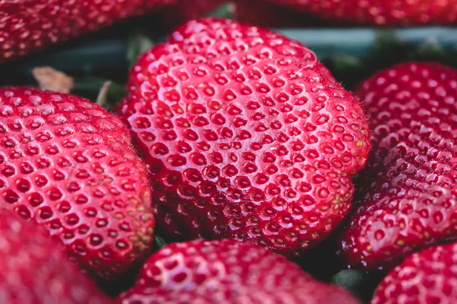 Detail Strawberry Close Up Number 12