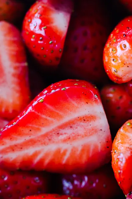 Detail Strawberry Close Up Number 8