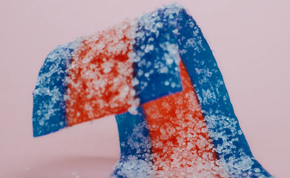 Detail Sugar Crystals Macro Number 16