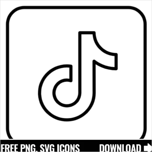 Detail Tiktok Icons Set Svg Number 13