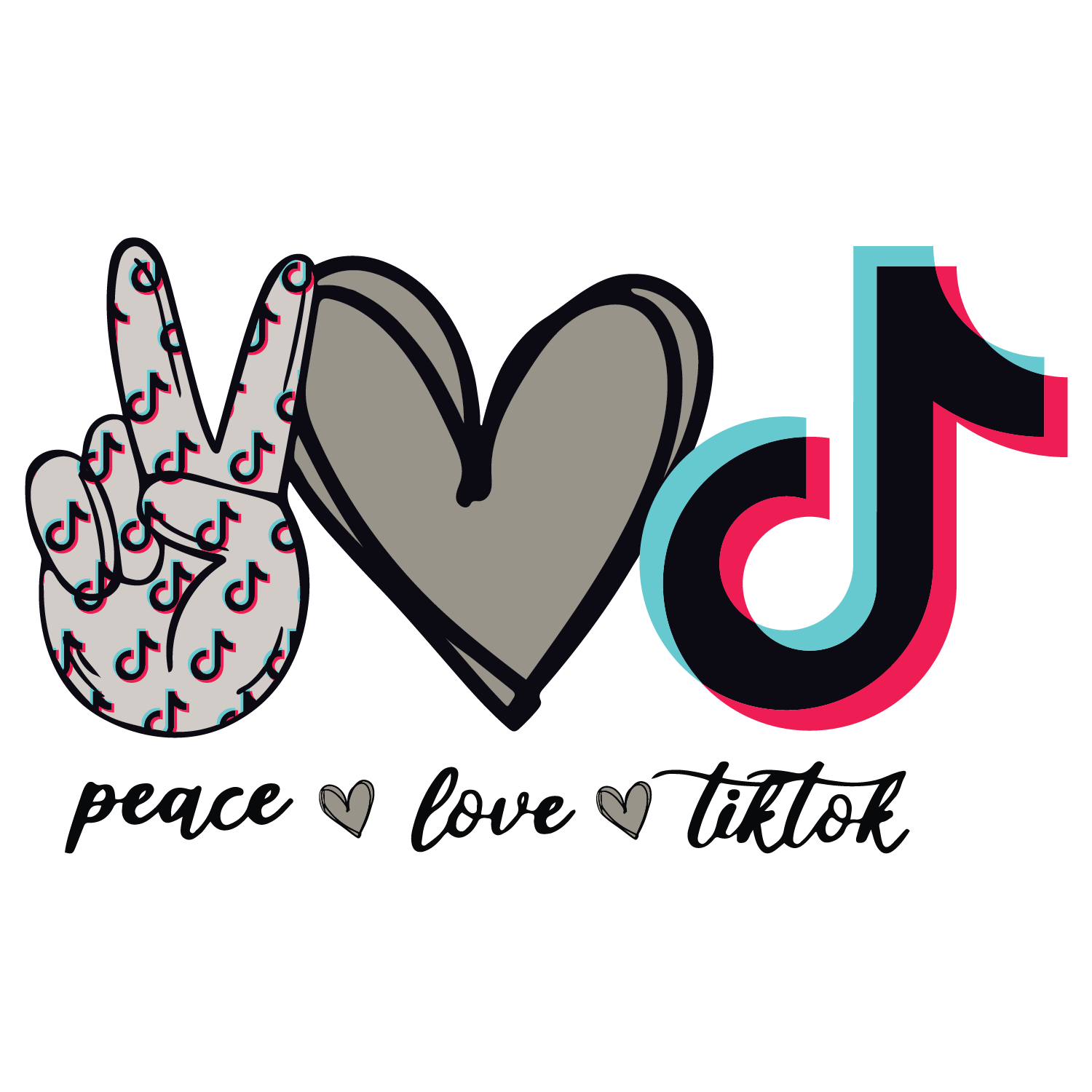 Detail Tiktok Icons Set Svg Number 14