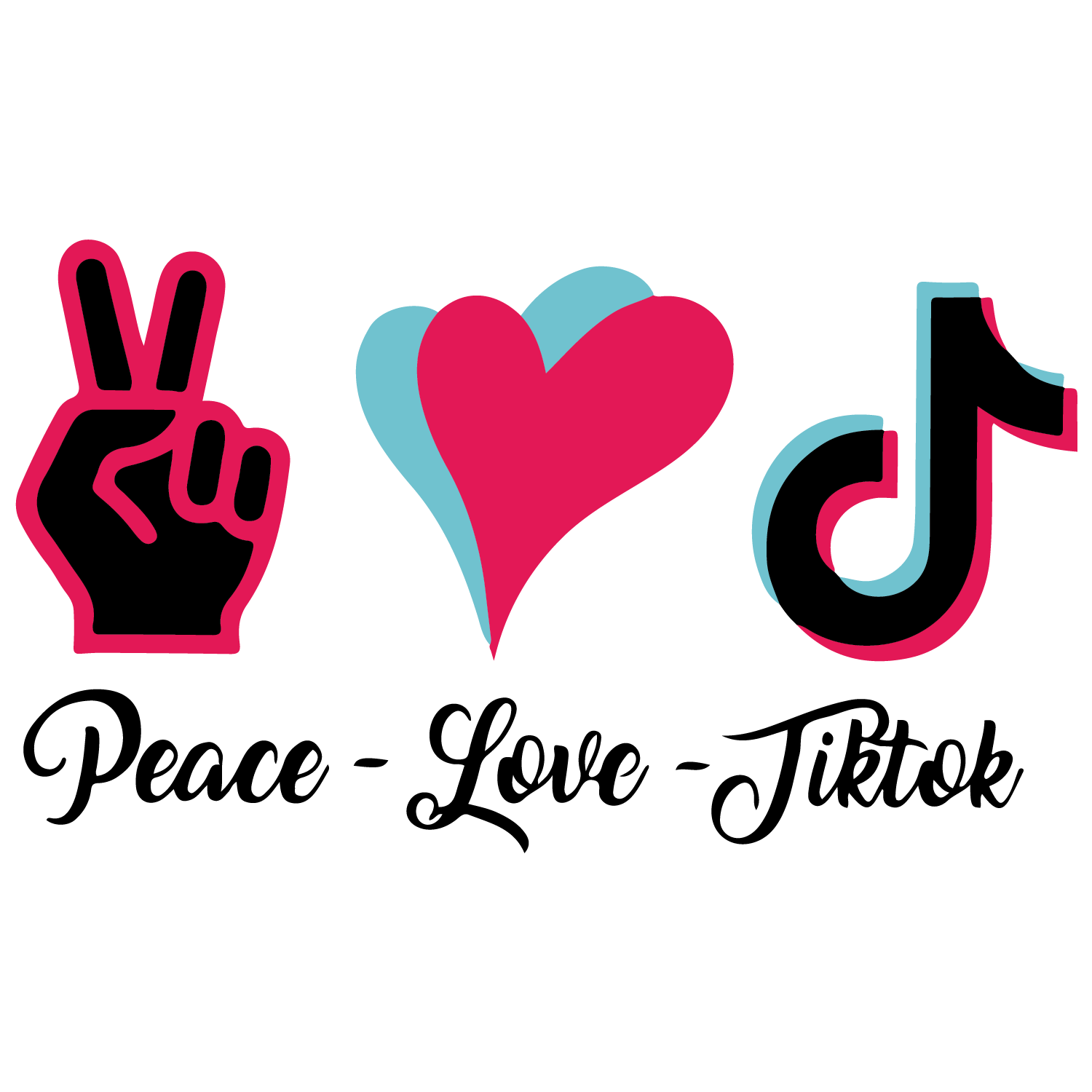 Detail Tiktok Icons Set Svg Number 5