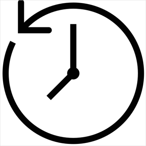 Detail Time Icons Set Outline Number 5