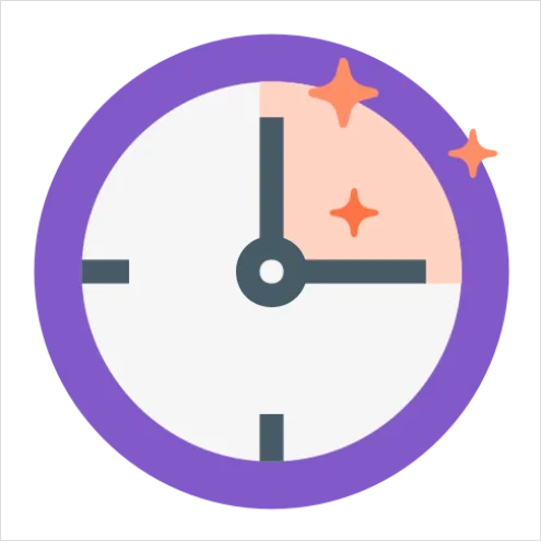 Detail Time Icons Set Outline Number 6