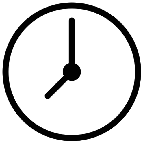 Detail Time Icons Set Outline Number 9
