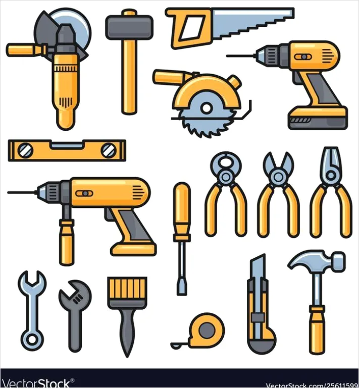 Detail Tools Icons Set Vector Number 10