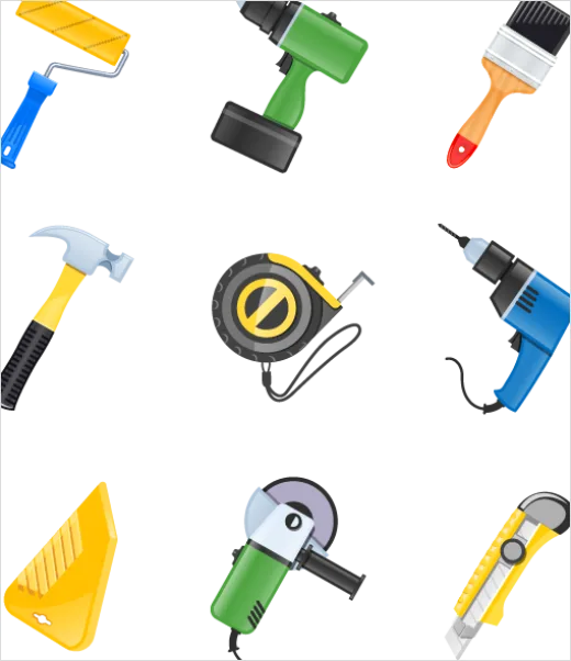 Detail Tools Icons Set Vector Number 3