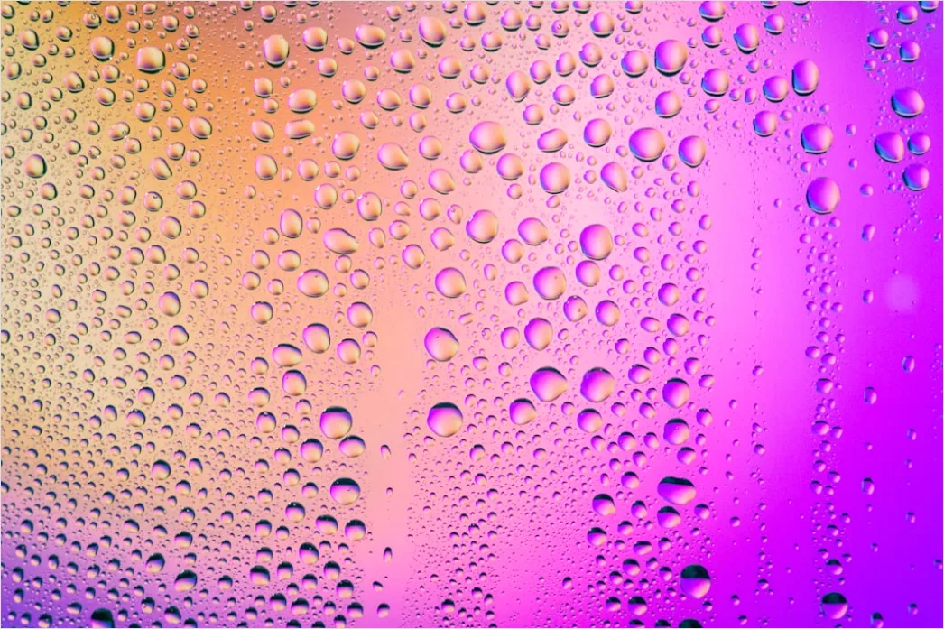 Detail Wet Glass Macro Number 12
