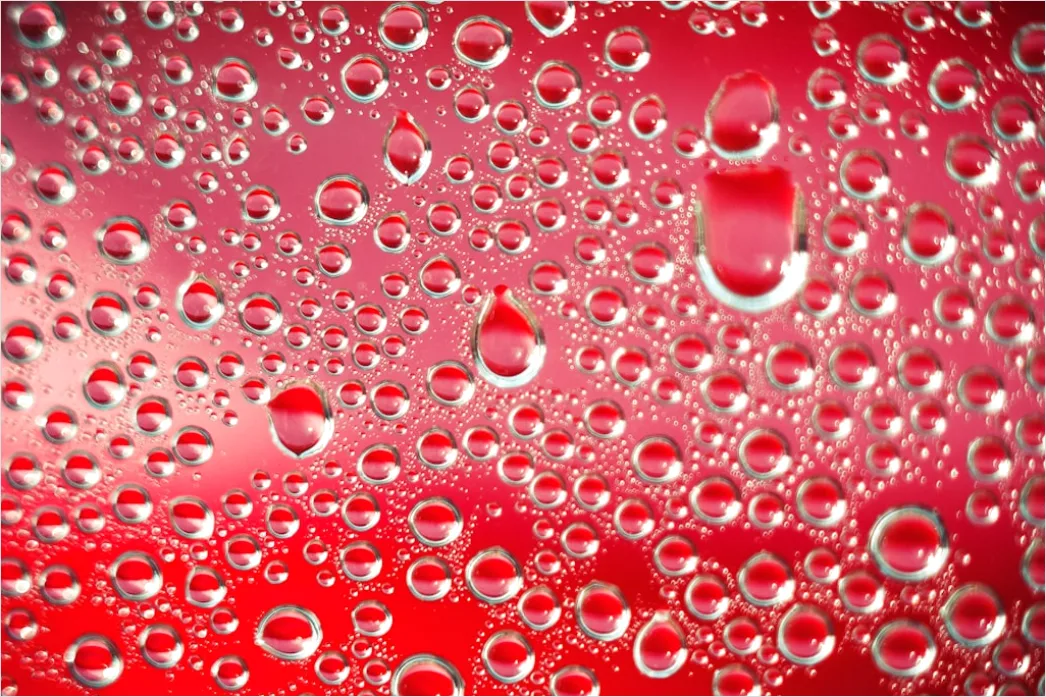 Detail Wet Glass Macro Number 13