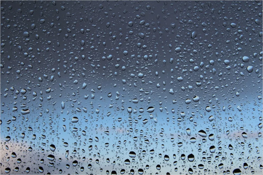 Detail Wet Glass Macro Number 18