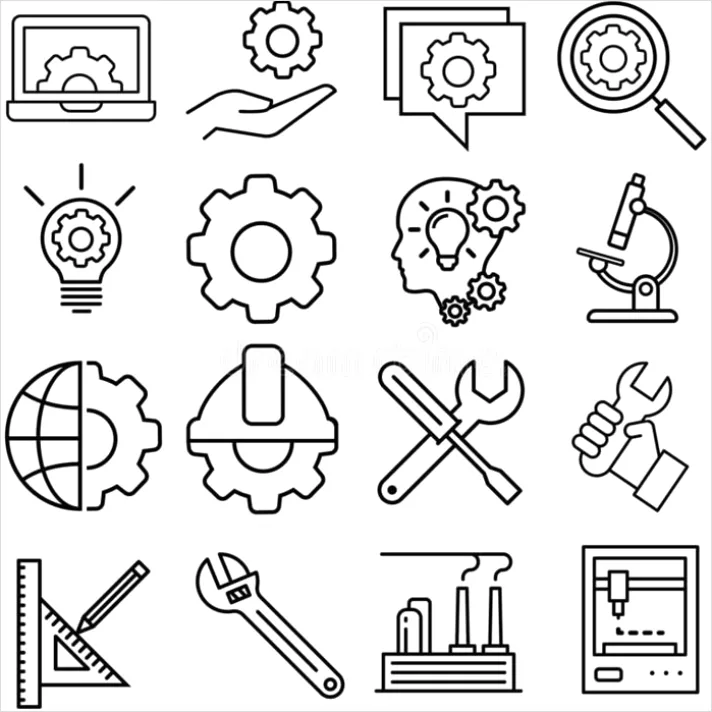 Detail Api Icons Set Outline Number 5