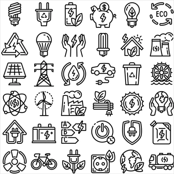 Detail Api Icons Set Outline Number 6