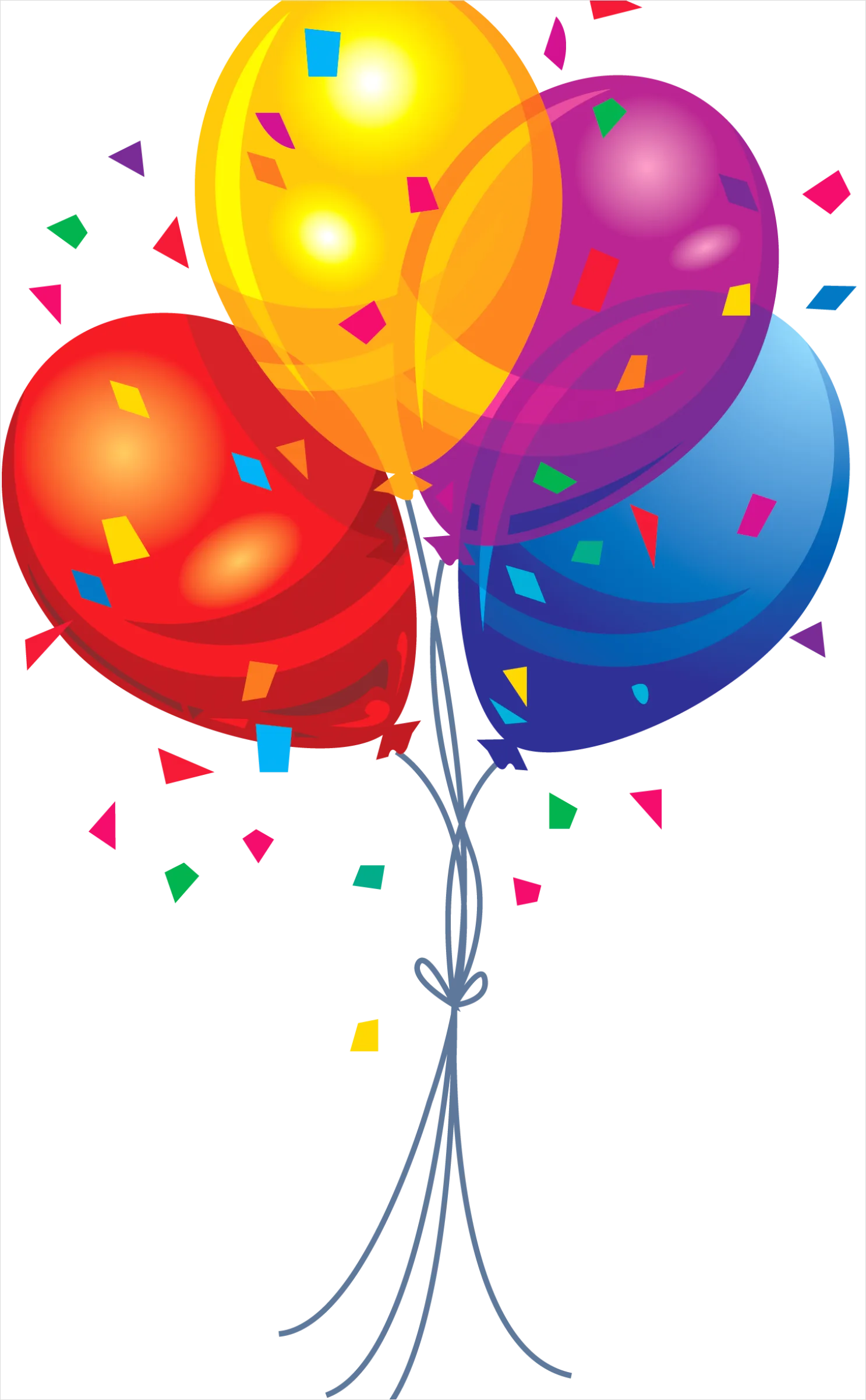 Detail Birthday Balloons Transparent Png Number 2