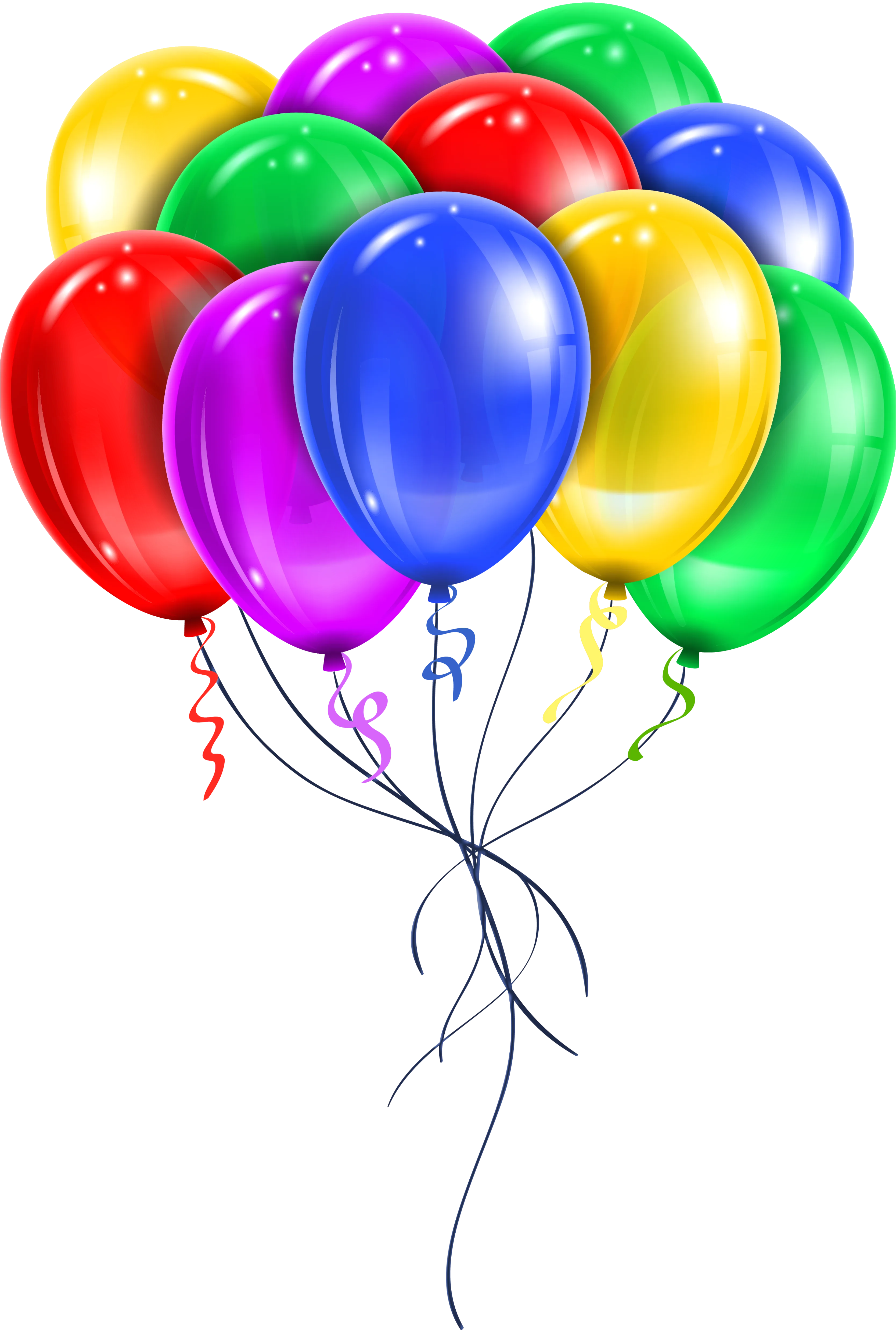 Detail Birthday Balloons Transparent Png Number 12