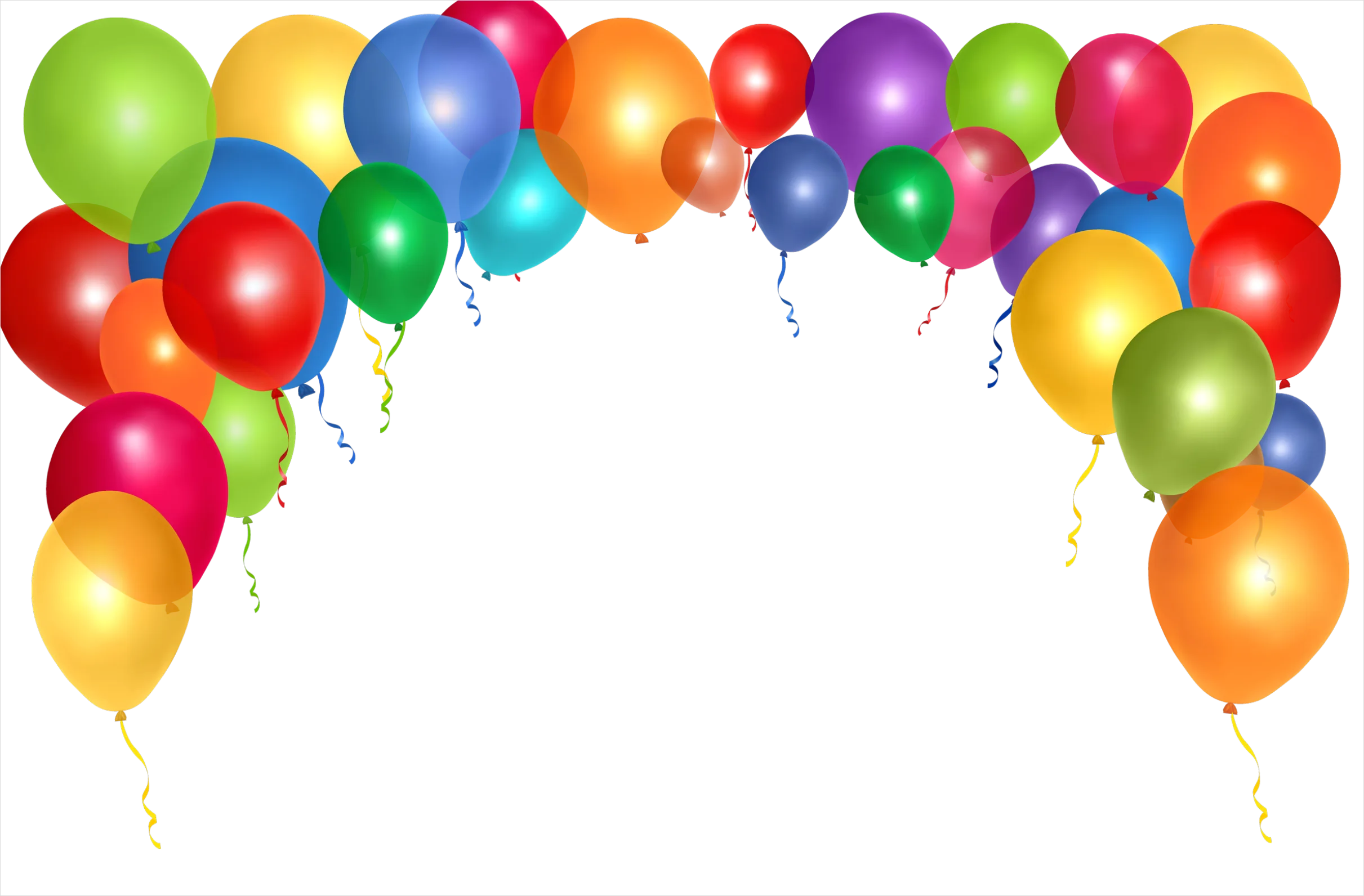 Detail Birthday Balloons Transparent Png Number 3