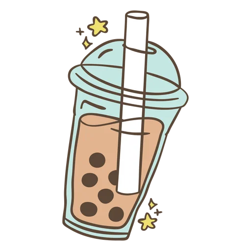 Detail Boba Tea Transparent Png Number 3