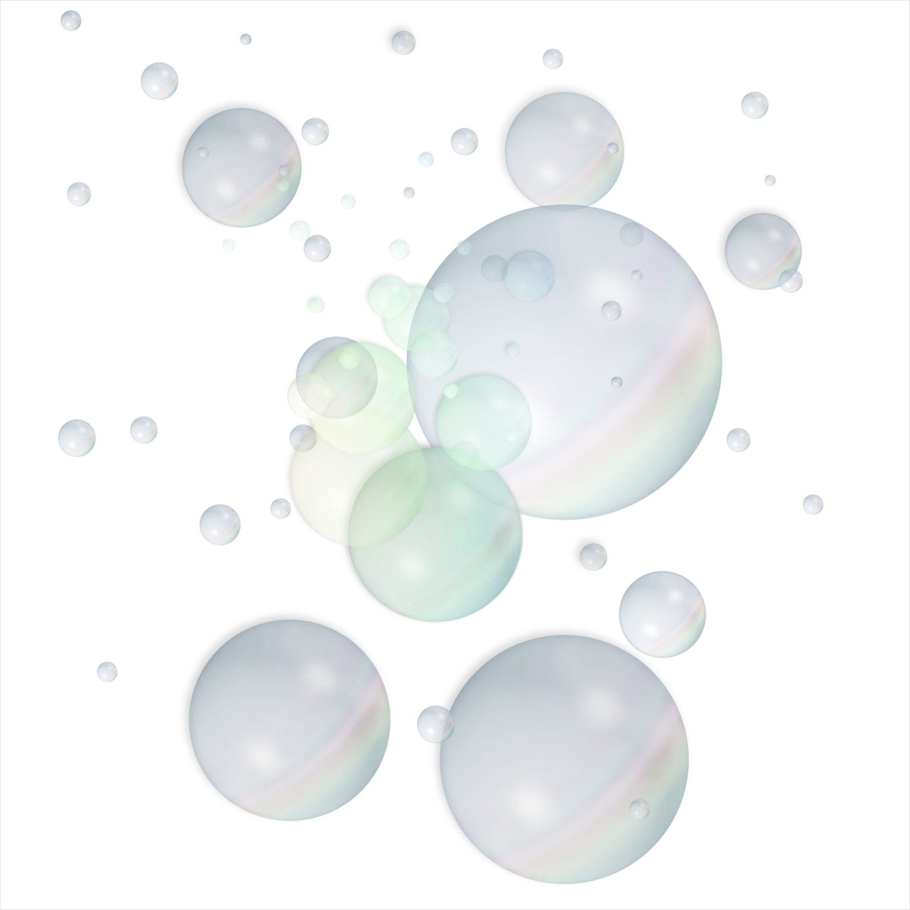 Detail Bubble Transparent Png Overlay Number 7