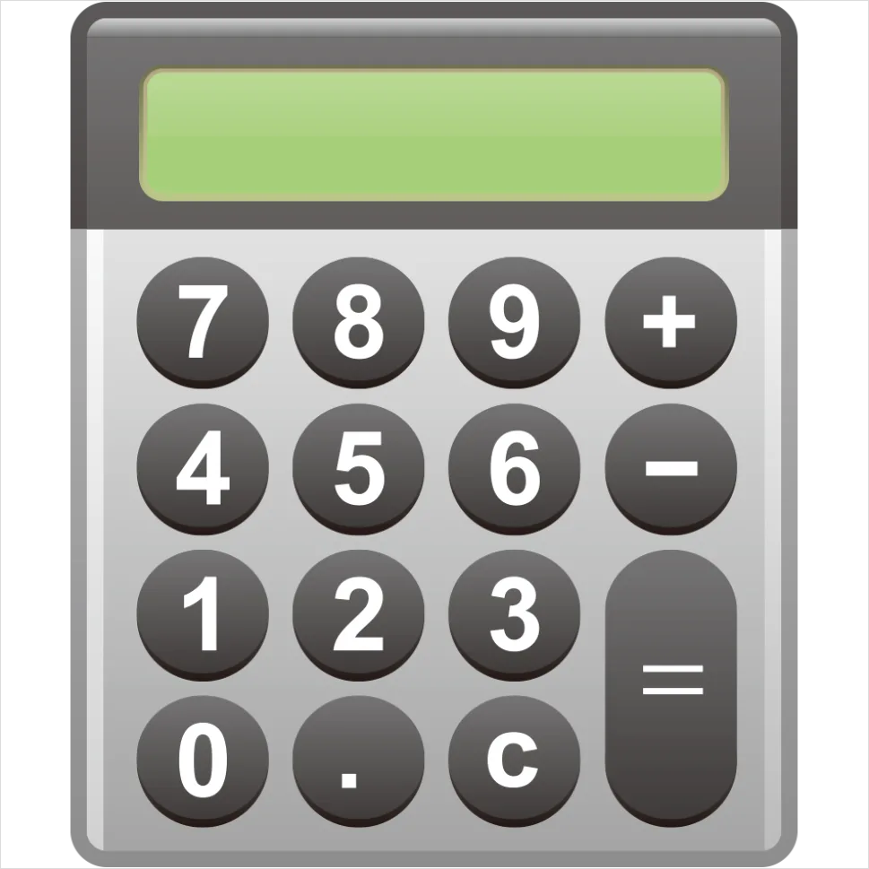 Detail Calculator Transparent Png Number 10