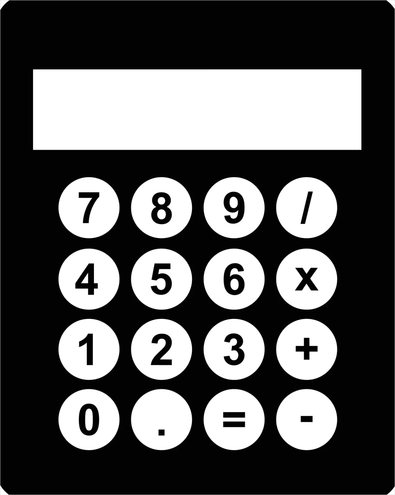 Detail Calculator Transparent Png Number 18