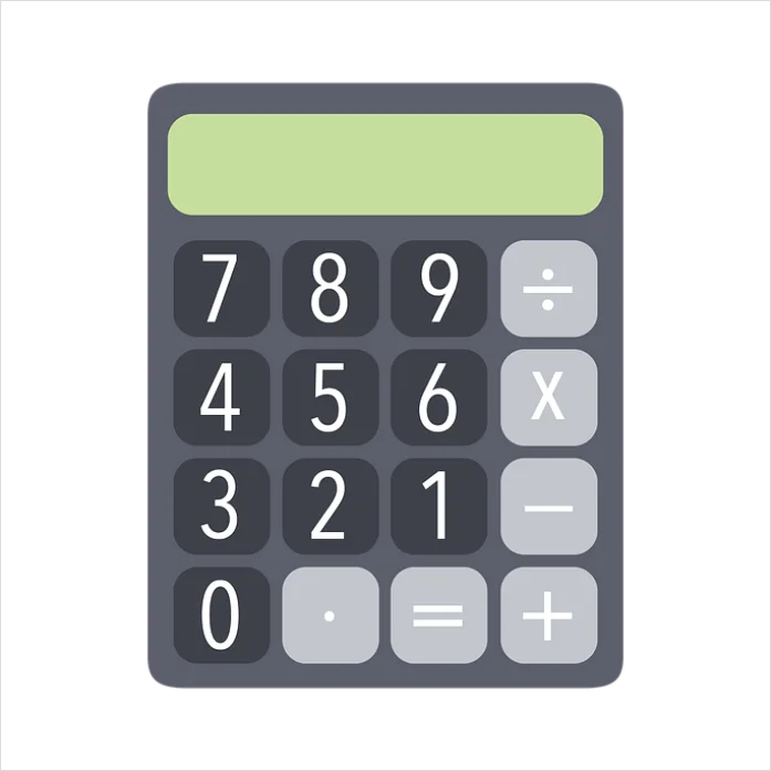 Detail Calculator Transparent Png Number 4