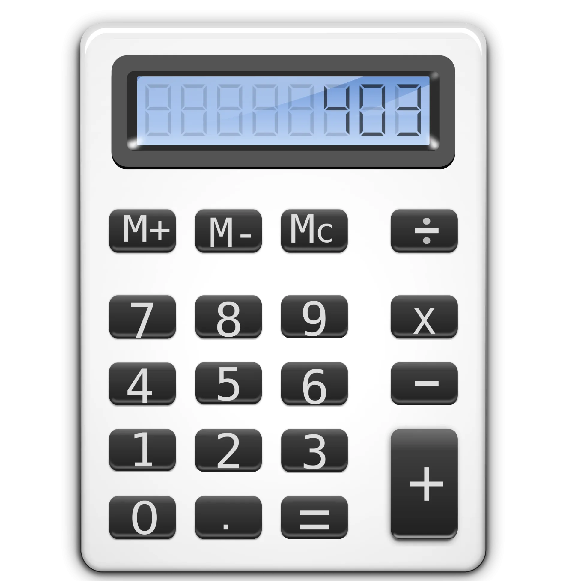 Detail Calculator Transparent Png Number 8