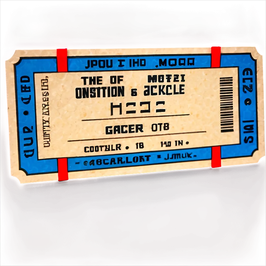 Detail Concert Ticket Transparent Png Number 9