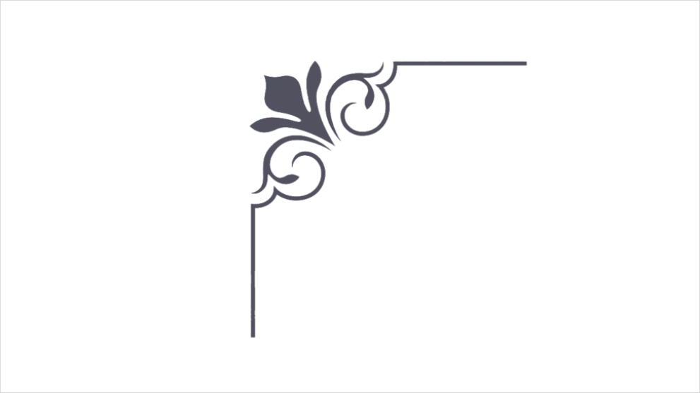 Detail Corner Flourish Transparent Png Number 17