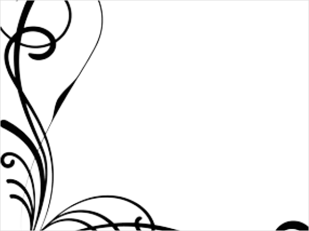 Detail Corner Flourish Transparent Png Number 8