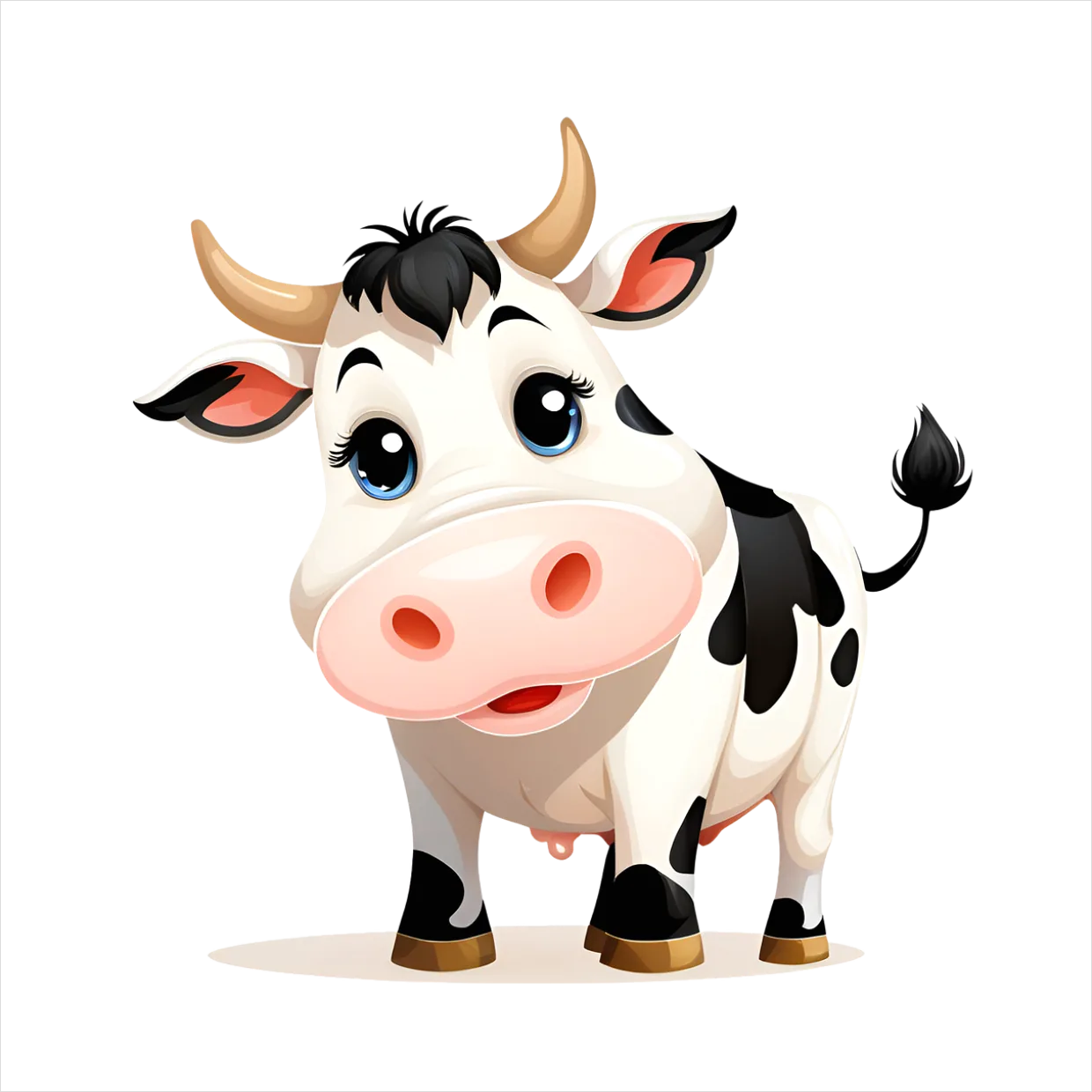 Detail Cow Print Transparent Png Number 11