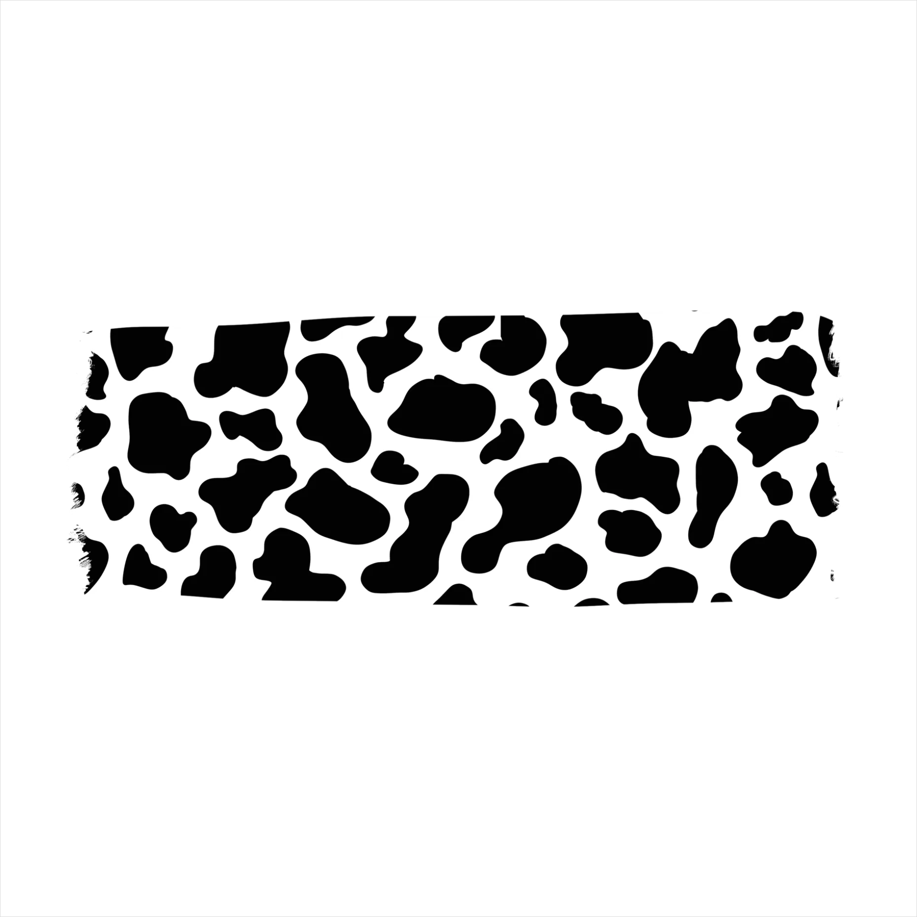 Detail Cow Print Transparent Png Number 4