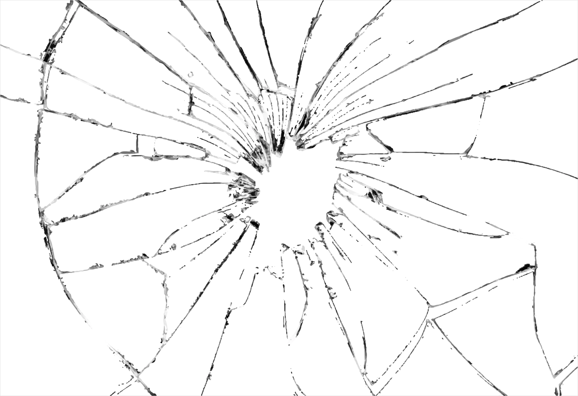 Detail Cracked Glass Transparent Png Number 16