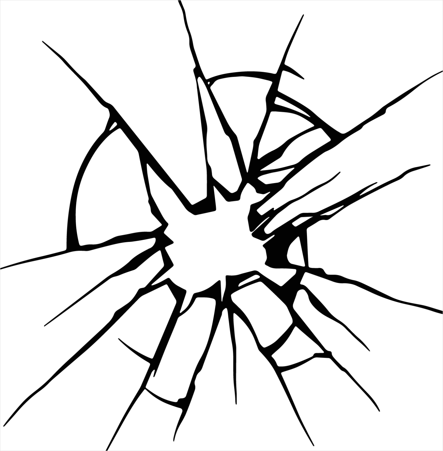 Detail Cracked Glass Transparent Png Number 19